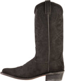 Old West Mens Black Suede All Over Leather 13" Boot - Old West - Flyclothing LLC
