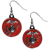 Marines Chrome Dangle Earrings - Marines - Flyclothing LLC
