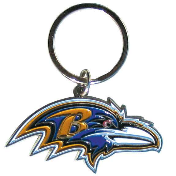 Baltimore Ravens Enameled Key Chain - Baltimore Ravens - Flyclothing LLC