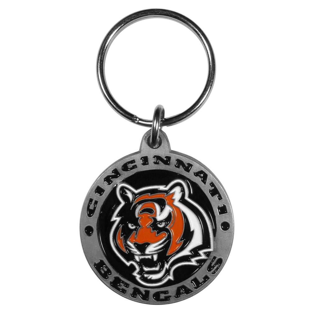 Cincinnati Bengals Carved Metal Key Chain - Cincinnati Bengals - Flyclothing LLC