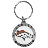 Denver Broncos Carved Metal Key Chain - Denver Broncos - Flyclothing LLC