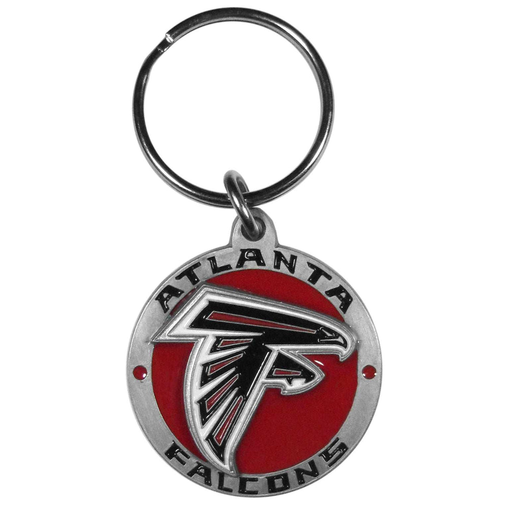 Atlanta Falcons Carved Metal Key Chain - Atlanta Falcons - Flyclothing LLC