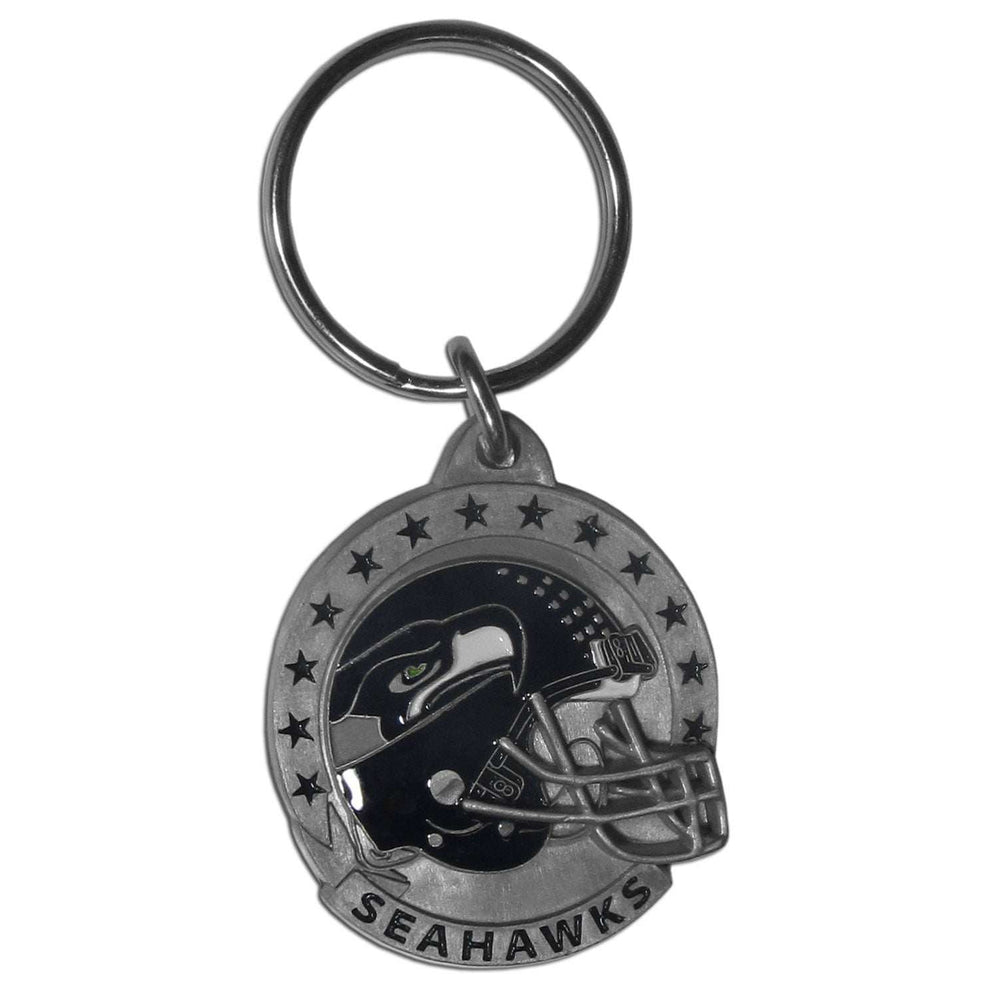 Seattle Seahawks Carved Metal Key Chain - Seattle Seahawks - Flyclothing LLC