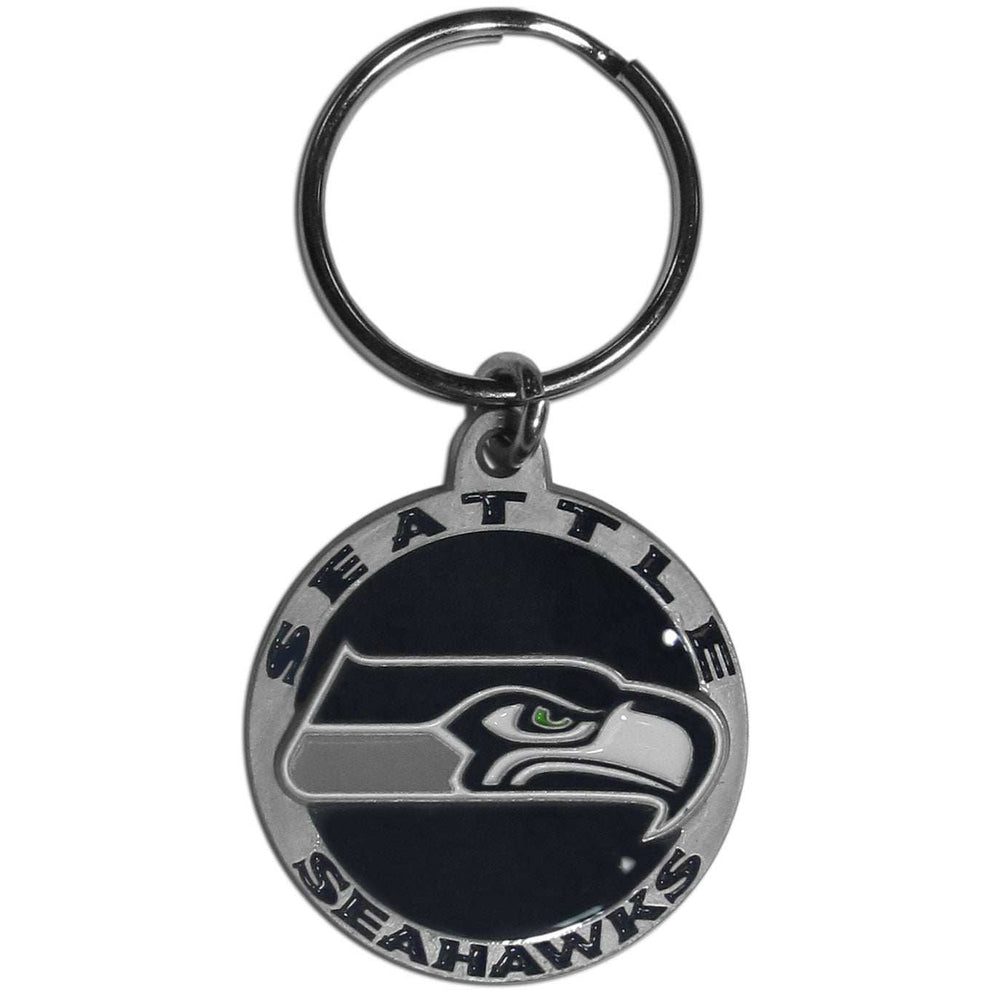Seattle Seahawks Carved Metal Key Chain - Seattle Seahawks - Flyclothing LLC