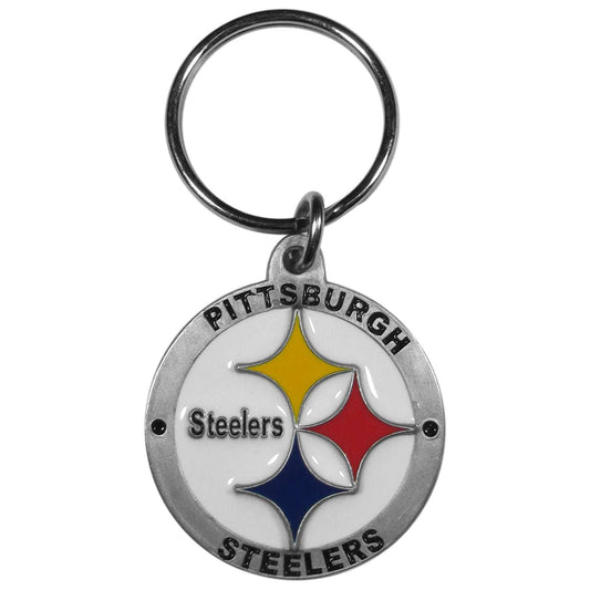 Pittsburgh Steelers Carved Metal Key Chain - Pittsburgh Steelers - Flyclothing LLC