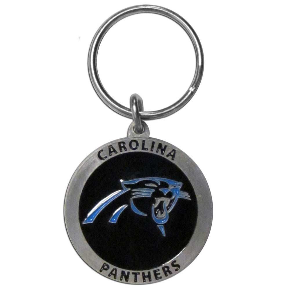 Carolina Panthers Carved Metal Key Chain - Carolina Panthers - Flyclothing LLC