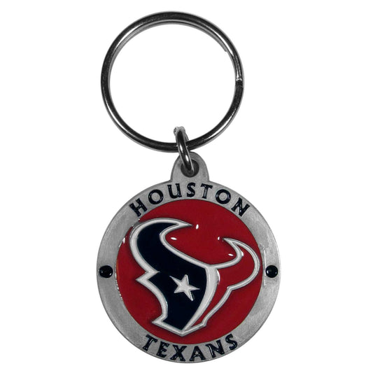 Houston Texans Carved Metal Key Chain - Houston Texans - Flyclothing LLC