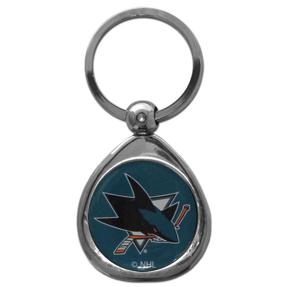 San Jose Sharks Chrome Key Chain - San Jose Sharks - Flyclothing LLC