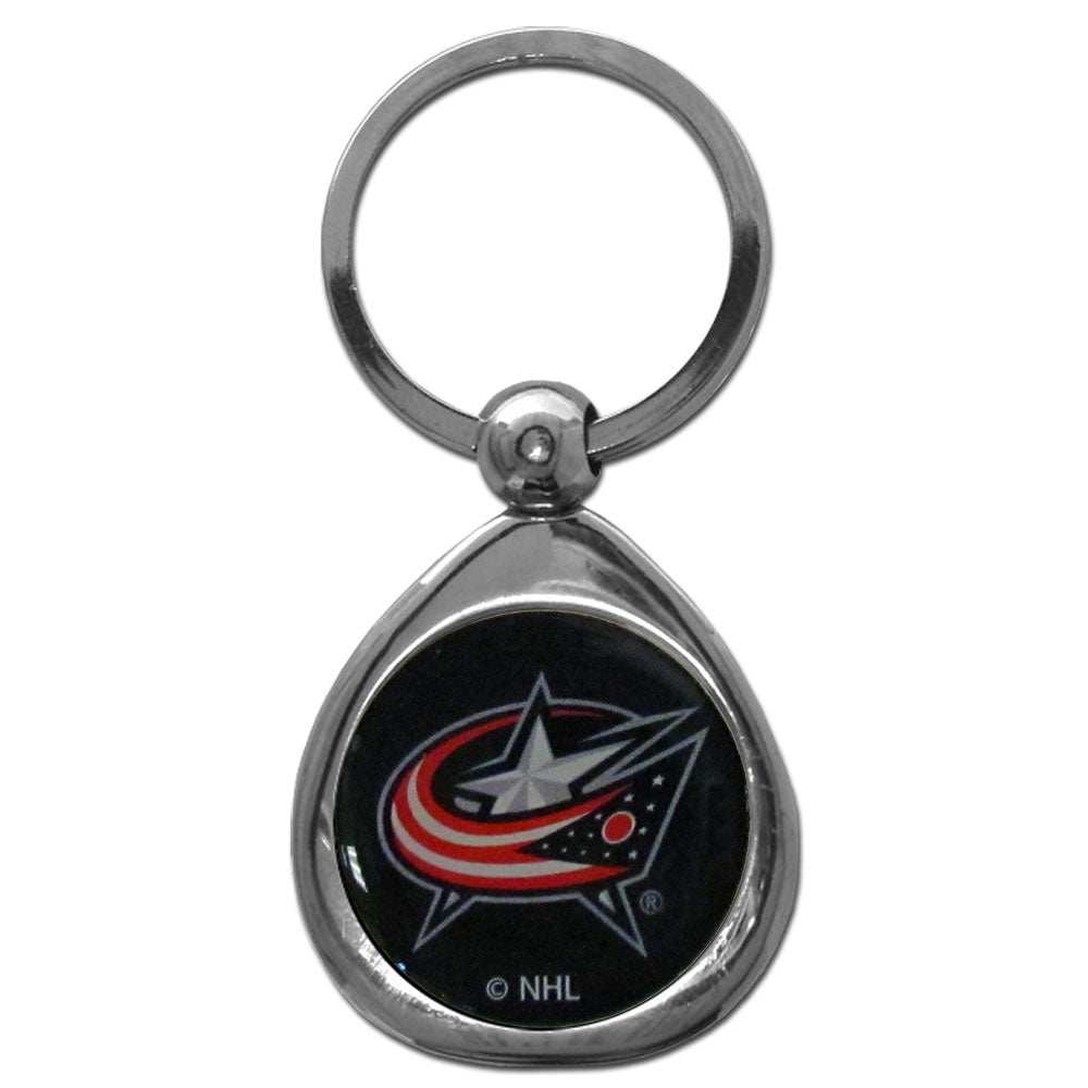 Columbus Blue Jackets Chrome Key Chain - Columbus Blue Jackets - Flyclothing LLC