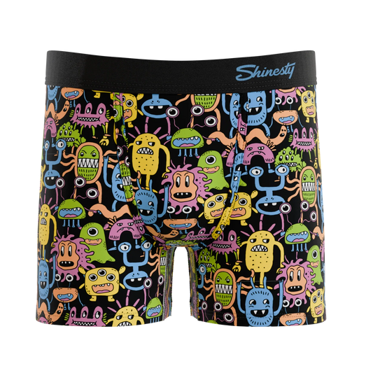 The Under The Bed | Colorful Monsters Boy's Boxer Briefs - Shinesty - Flyclothing LLC