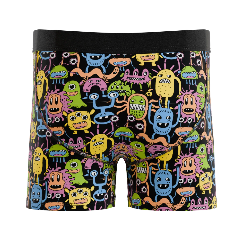 The Under The Bed | Colorful Monsters Boy's Boxer Briefs - Shinesty - Flyclothing LLC