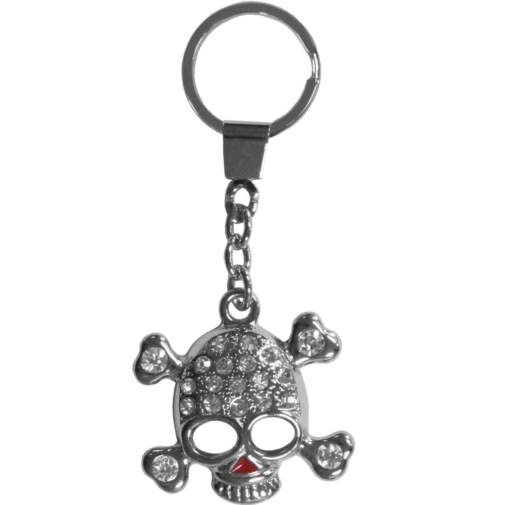 Glitz Crystal Skull Key Chain - Siskiyou Originals - Flyclothing LLC
