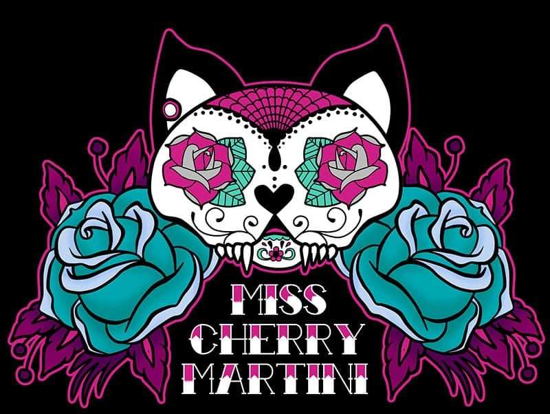 Black Market Art Company Skull Kitty Print - Black Market Art Company - Flyclothing LLC