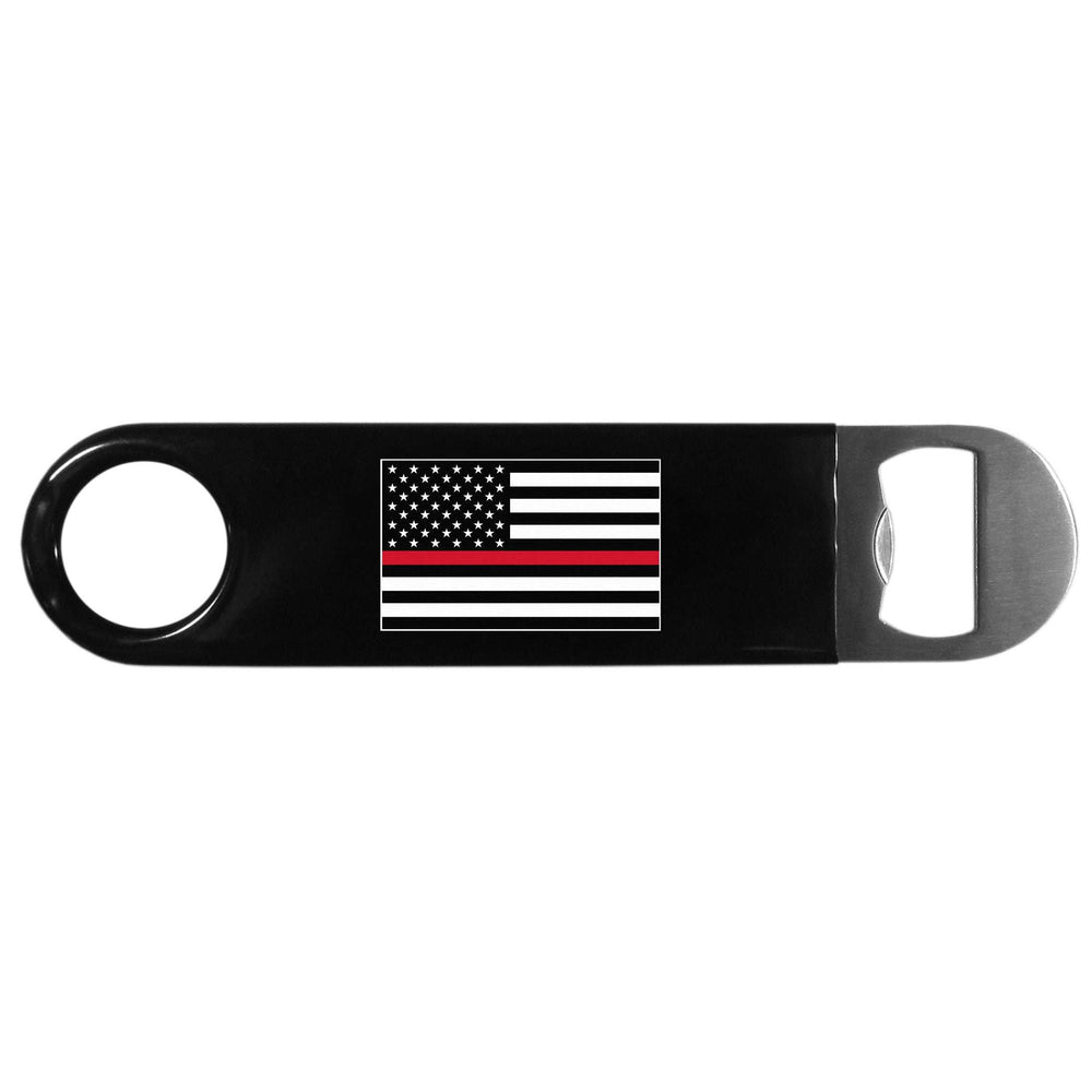 Thin Red Line Firefighter Flag Long Neck Bottle Opener - Firefighter - Flyclothing LLC