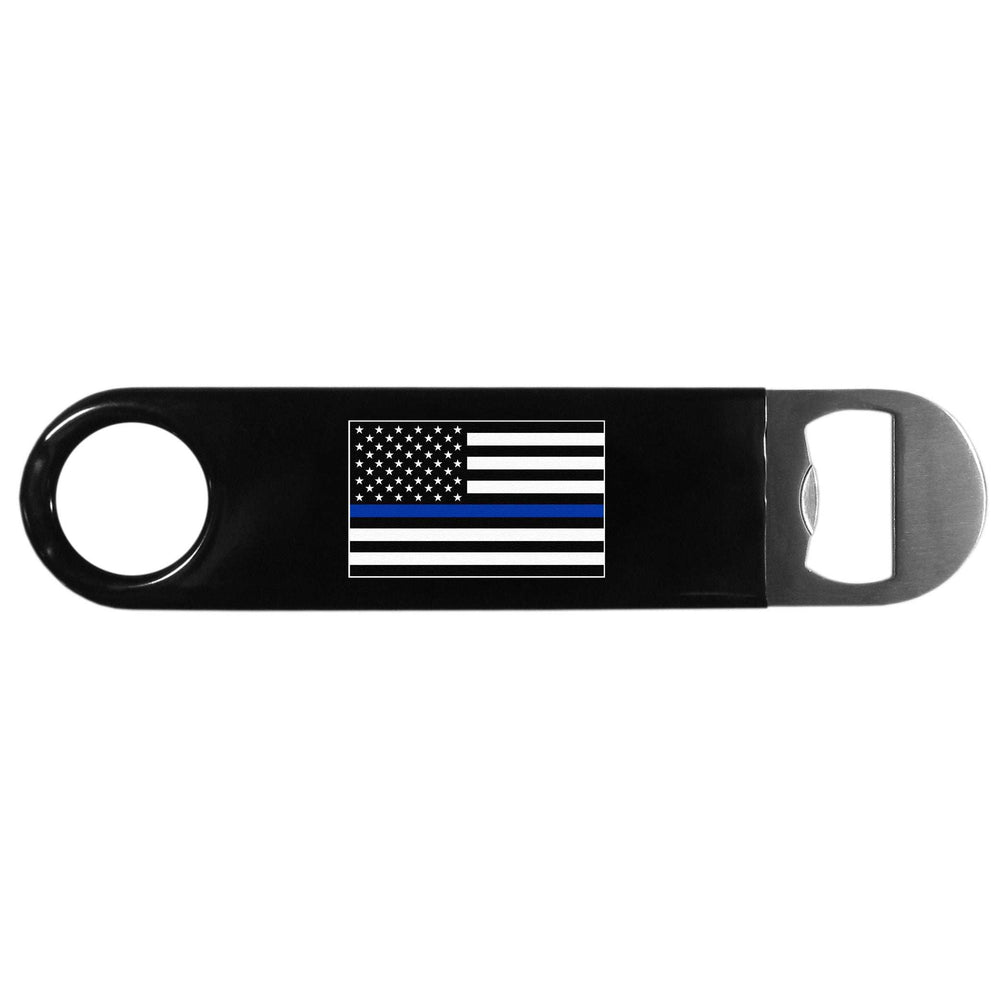 Thin Blue Line Navy Flag Long Neck Bottle Opener - Navy - Flyclothing LLC