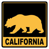 California Bear 8 inch Auto Decal - California - Flyclothing LLC