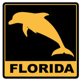 Florida Dolphin 8 inch Auto Decal - Florida - Flyclothing LLC