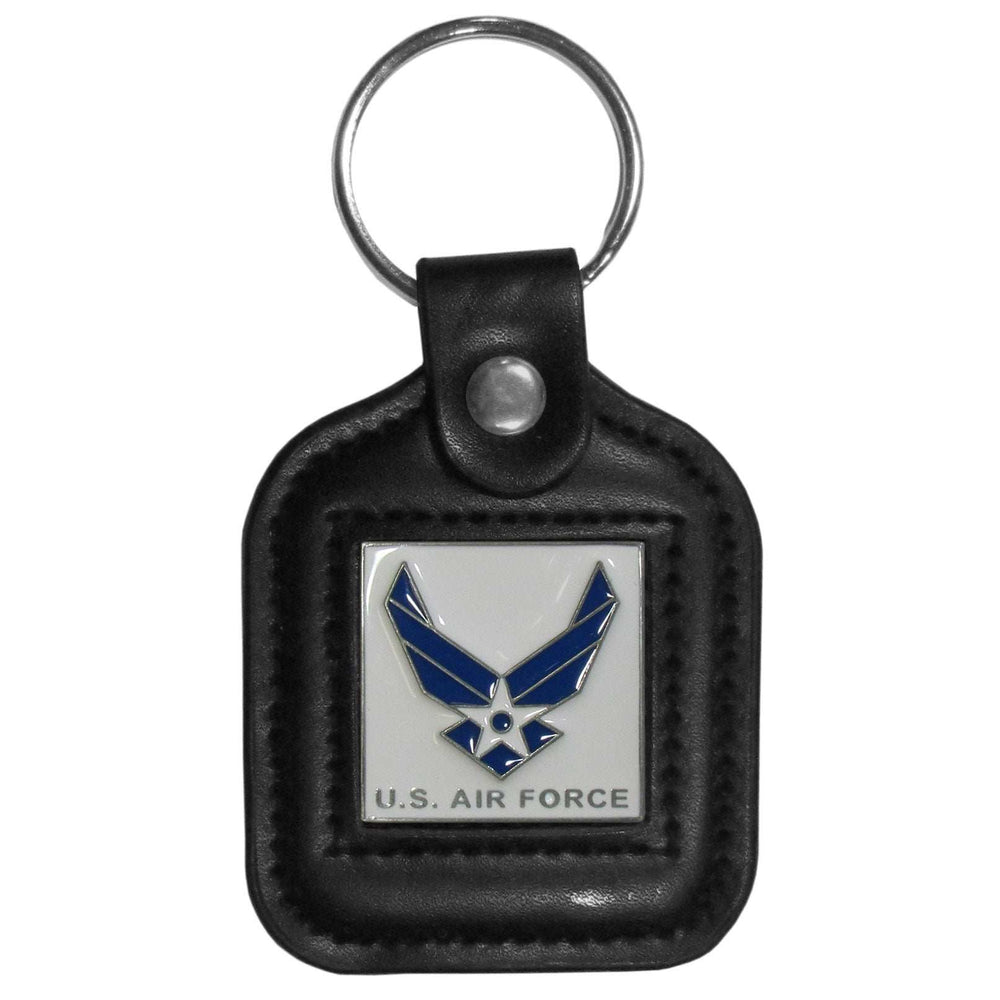 Sq. Leather Keychain - US Air Force - Air Force - Flyclothing LLC