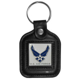 Sq. Leather Keychain - US Air Force - Air Force - Flyclothing LLC