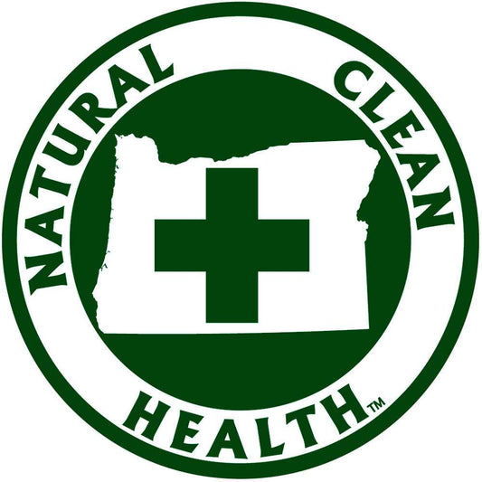 Oregon Natural Clean Health Medicinal Marijuana Round Auto Decal - Siskiyou Originals - Flyclothing LLC