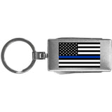 Thin Blue Line Police Flag Multi-tool Key Chain - Police - Flyclothing LLC