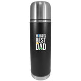 World's Best Dad Graphics Thermos - Flyclothing LLC - Flyclothing LLC
