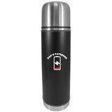 Dad's Patience with low battery symbol Graphics Thermos - Flyclothing LLC - Flyclothing LLC