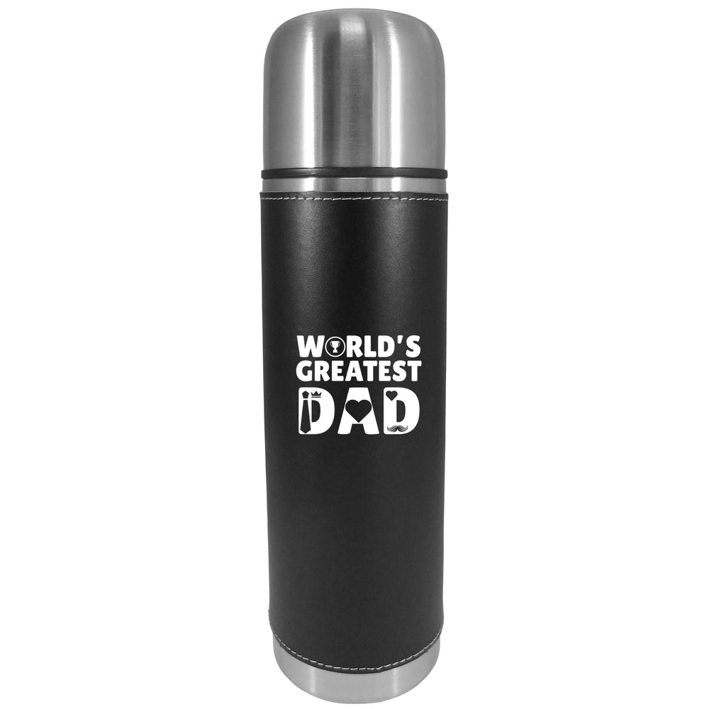 World's Greatest Dad Graphics Thermos - Flyclothing LLC - Flyclothing LLC