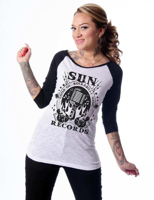 Steady Clothing Sun Records Rockabilly Raglan - Steady Clothing - Flyclothing LLC