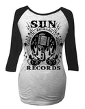 Steady Clothing Sun Records Rockabilly Raglan - Steady Clothing - Flyclothing LLC