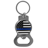 Thin Blue Line Air Force Flag Bottle Opener Key Chain - Air Force - Flyclothing LLC