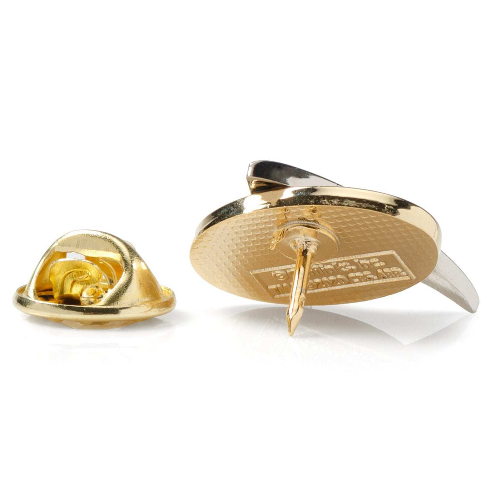 Star Trek Two Tone Delta Shield Lapel Pin - Cufflinks.com - Flyclothing LLC