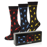 Star Trek 3 Pair Sock Gift Set - Cufflinks.com - Flyclothing LLC
