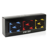 Star Trek 3 Pair Sock Gift Set - Cufflinks.com - Flyclothing LLC