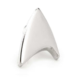 Star Trek Silver Delta Shield Lapel Pin - Cufflinks.com - Flyclothing LLC