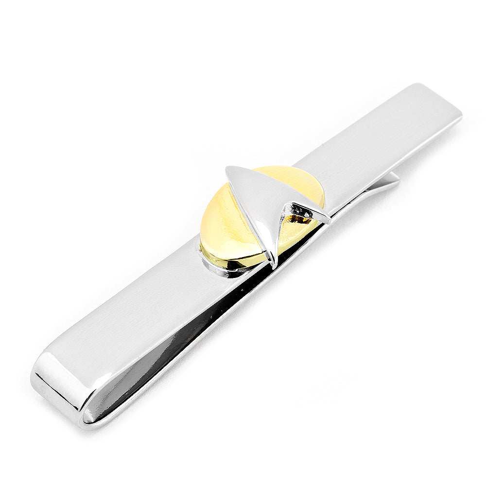 Star Trek Two Tone Delta Shield Tie Bar - Cufflinks.com - Flyclothing LLC
