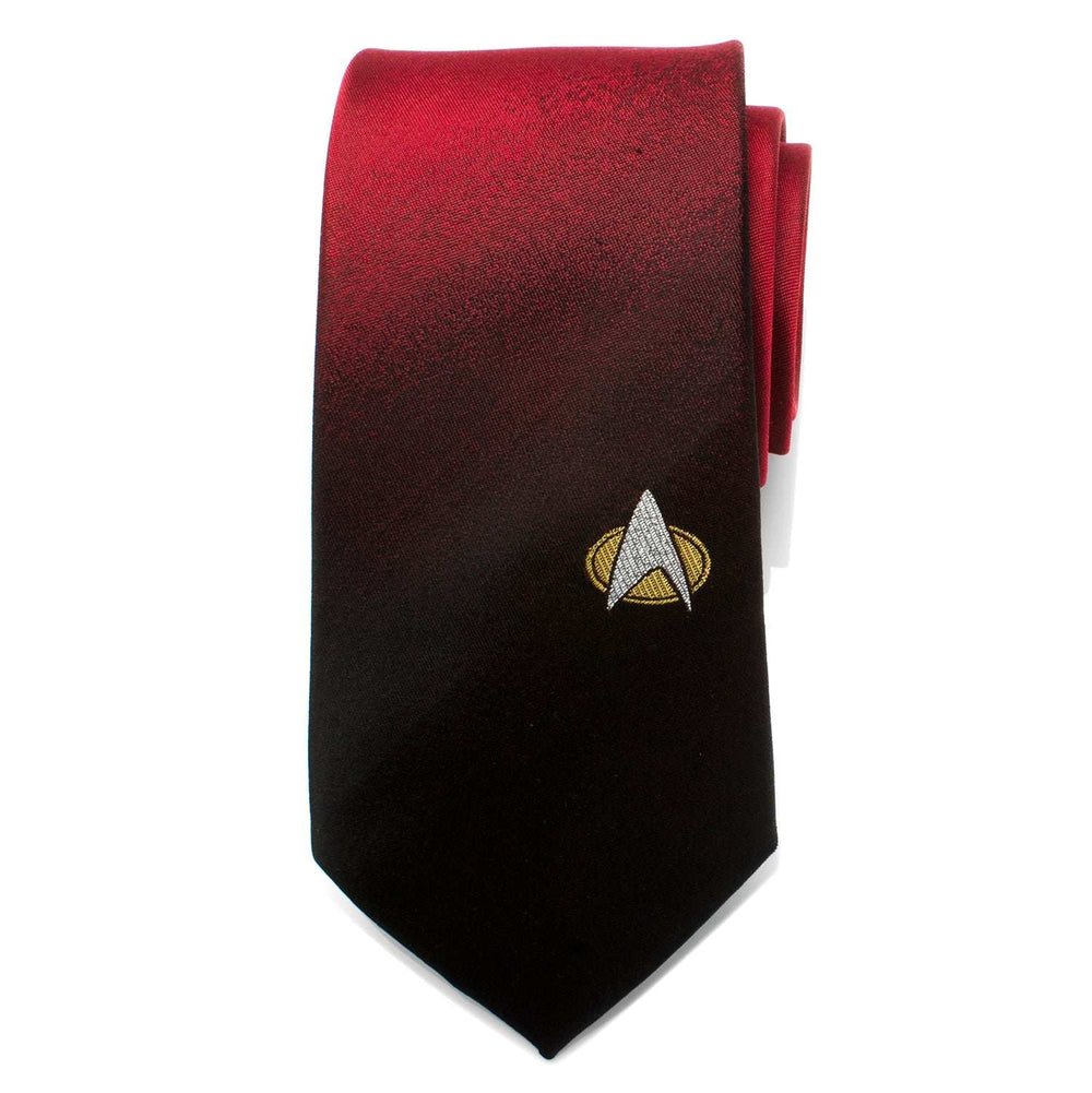 Star Trek TNG Shield Red Ombre Men's Tie - Cufflinks.com - Flyclothing LLC