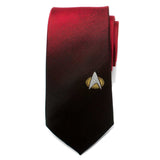 Star Trek TNG Shield Red Ombre Men's Tie - Cufflinks.com - Flyclothing LLC