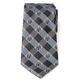 Star Wars Boba Fett Blue and Gray Plaid Tie