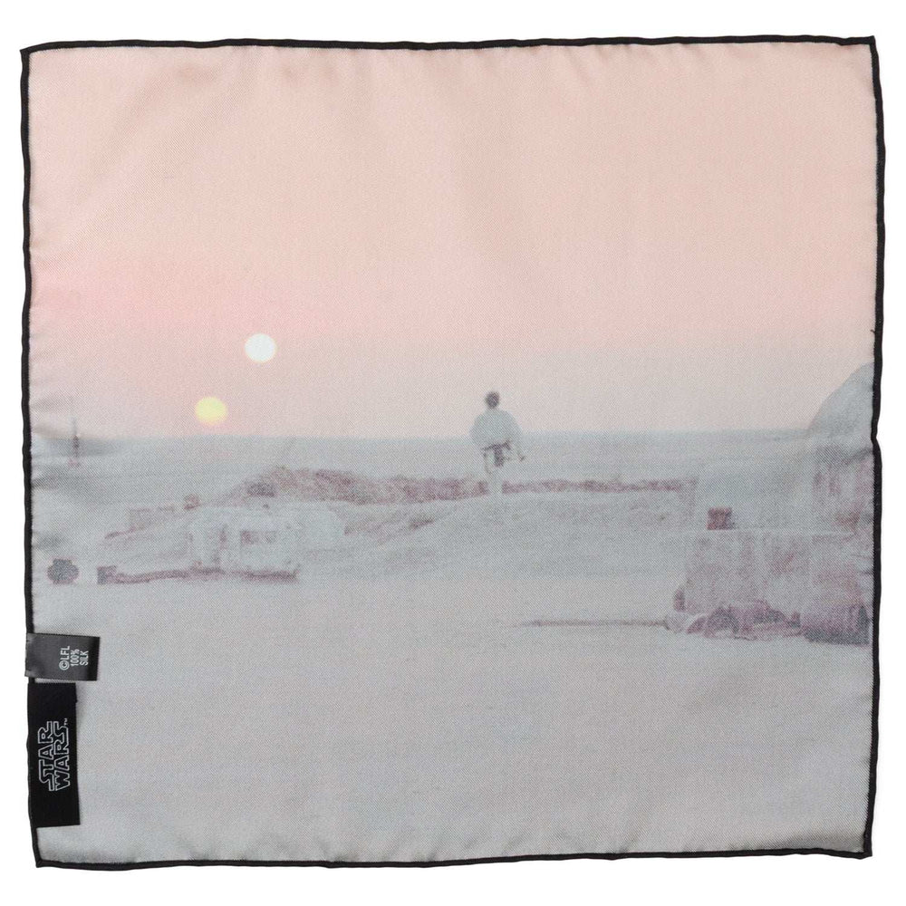 Star Wars Tatooine Binary Sunset Pocket Square - Cufflinks.com - Flyclothing LLC