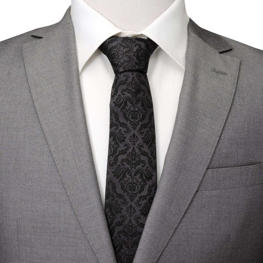 Star Wars Darth Vader Black Damask Tie - Cufflinks.com - Flyclothing LLC