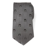 Star Wars Darth Vader Black and Gray Herringbone Tie - Cufflinks.com - Flyclothing LLC