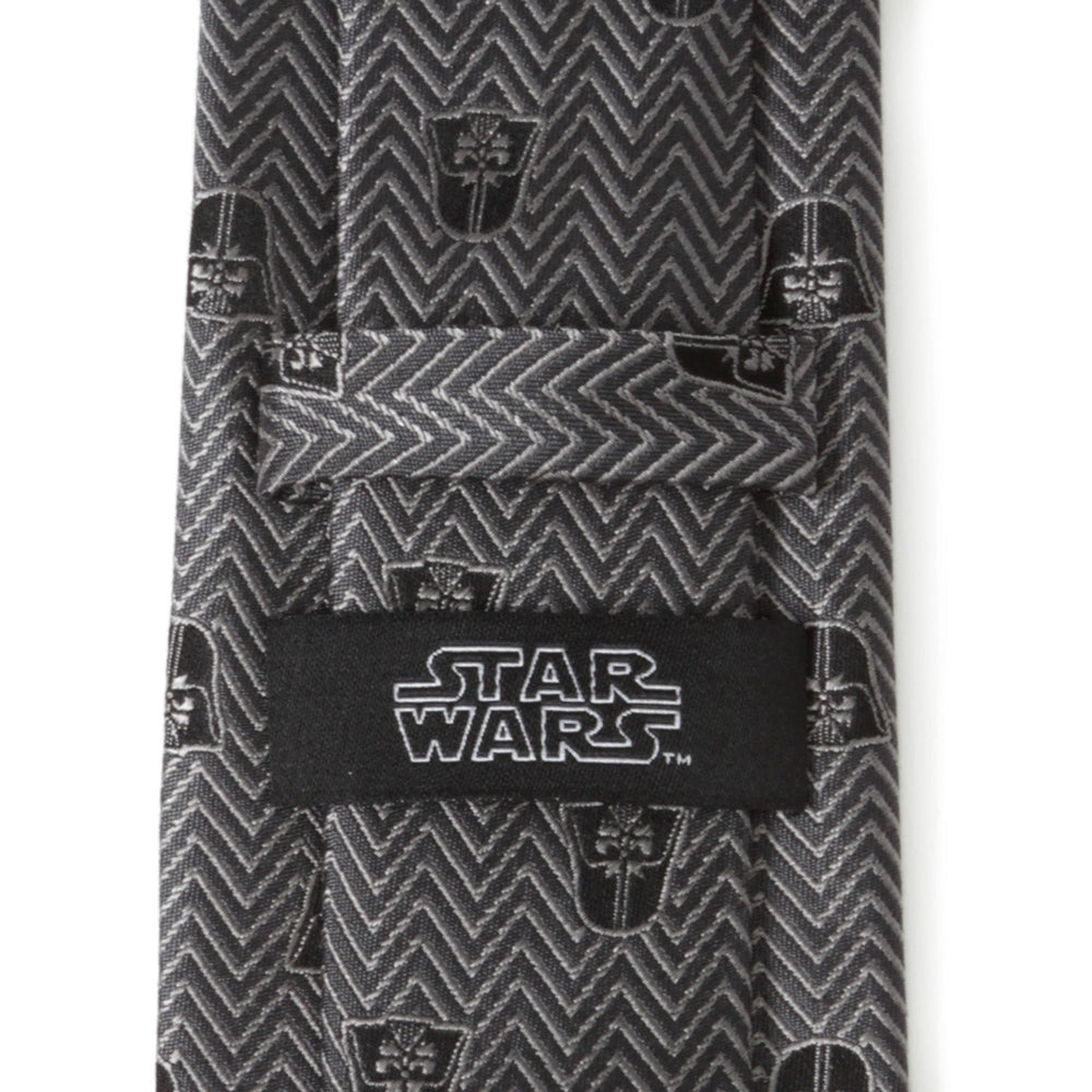 Star Wars Darth Vader Black and Gray Herringbone Tie - Cufflinks.com - Flyclothing LLC