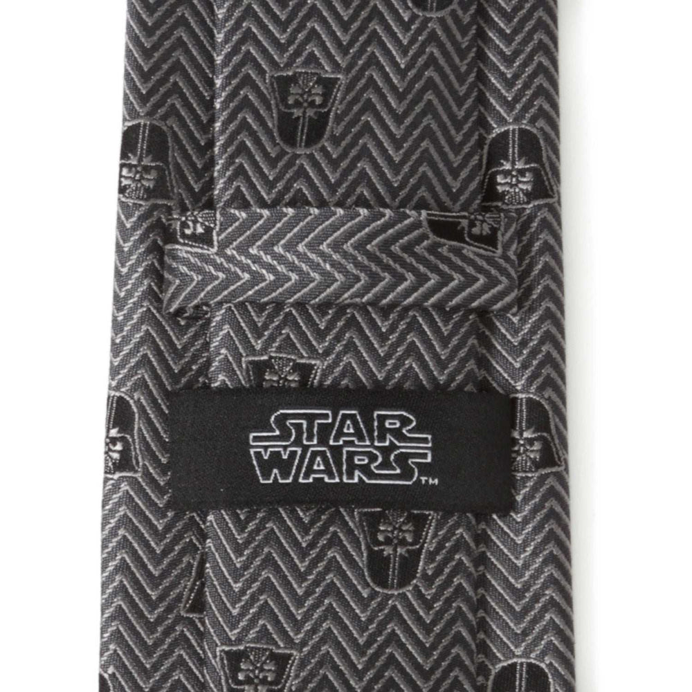 Star Wars Darth Vader Black and Gray Herringbone Tie - Cufflinks.com - Flyclothing LLC