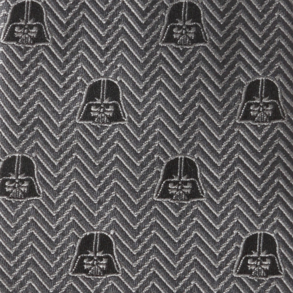 Star Wars Darth Vader Black and Gray Herringbone Tie - Cufflinks.com - Flyclothing LLC