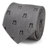 Star Wars Darth Vader Black and Gray Herringbone Tie - Cufflinks.com - Flyclothing LLC