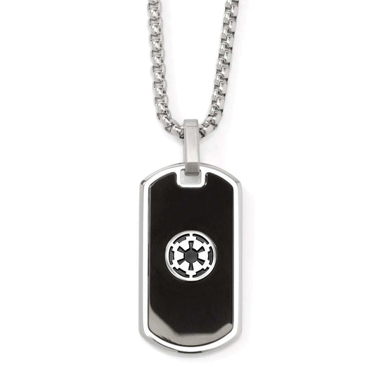 Star Wars Darth Vader Stainless Steel Printed Cufflinks with Empire and Rebel Crest Dog Tags Gift Set - Cufflinks.com - Flyclothing LLC