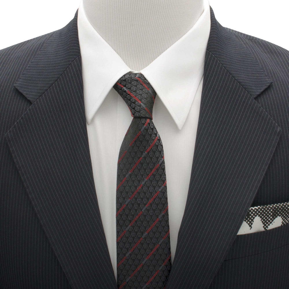 Star Wars Darth Vader LIGHTSABER Black and Red Striped Tie - Cufflinks.com - Flyclothing LLC