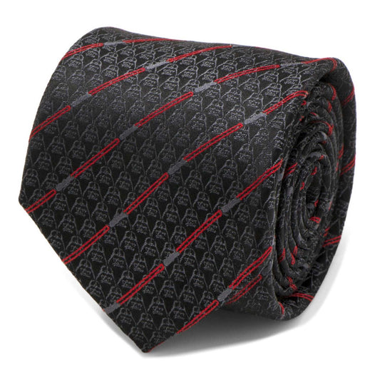 Star Wars Darth Vader LIGHTSABER Black and Red Striped Tie - Cufflinks.com - Flyclothing LLC