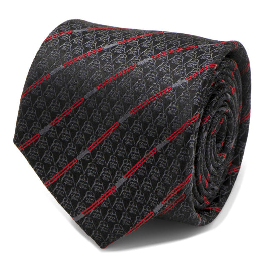 Star Wars Darth Vader LIGHTSABER Black and Red Striped Tie
